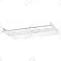 COLUMBIA LIGHTING Recessed Troffer: 4 ft Lg, 2 ft Wd, 4,168 lm, 3500K, 36 W, 120 to 277V AC (MPN LCAT24-35LWG-EDU). Key specifications — attr1261884: 120 to 277V AC; attr1261878: COLUMBIA LIGHTING; attr1261883: (4) Lamp T8; attr1261870: 3500K; attr1261880: Yes.