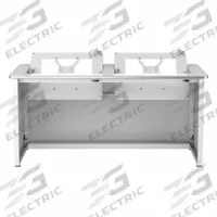 VERSADESK Computer Desk: Metal, White, 0 Drawers, 48 in Overall Wd, 29 in Overall Ht, White Frame (MPN RSD4830-WW). Key specifications — Desktop Material: Metal; Includes Modesty Panel: Yes; Kit Product Type: Computer Desk; Desktop Color: White; Brand: VERSADESK; Frame Color: White; Frame Material: Steel; Product Type: Computer Desk.