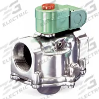 REDHAT Solenoid Valve: 2-Way, Normally Open, 1 1/2 in Pipe Size, 110V AC/120V AC, High Flow (MPN 8215C073CSA). Key specifications — Brand: REDHAT; Pipe Size: 1-1/2 in; Voltage: 120V AC.