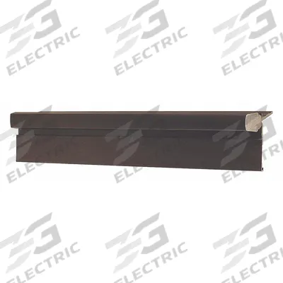 PEMKO Piano Hinge: Aluminum, 95 in Leaf Ht, 2 in Leaf Wd - Half Surface-Mount Piano Hinges