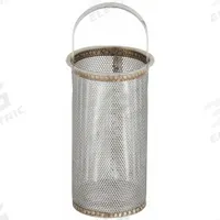 MUELLER STEAM SPECIALTY Replacement Basket: 0.062 in Screen Size, 4.5625 in Lg, Silver (MPN 3/4 125 SS spare basket screen). Key specifications — Brand: MUELLER STEAM SPECIALTY; Compatible Product Type: 3/4 in Series Strainers; Screen Material: 304 Stainless Steel.