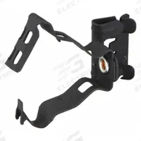 Beam Clip with Conduit & Pipe Hanger, Hammer-On: 1/2 in_3/4 in Trade Size, 25 lb Load Capacity (MPN BG-8-12-E-2-4). Key specifications — Compatible Conduit Trade Size: 1/2 in; 3/4 in; Compatible Conduit Type: EMT; RMC; Beam Flange Thickness: 1/8 in to 1/4 in; Material: Steel; Finish: Zinc Plated; Color: Black.