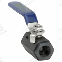 APPROVED VENDOR Manual Two-Way Ball Valve: 3/8 in, Carbon Steel, Straight, FNPT x FNPT, Two-Piece (MPN 32H961). Key specifications — Brand: APPROVED VENDOR; Handle: Lever.