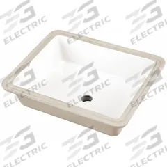 GERBER Bathroom Sink: White, Vitreous China, 19 5/8 in Overall Lg, 15 1/2 in Overall Wd, 1 Bowls (MPN G0012791). Key specifications — Brand: GERBER; Color: White; Sink Material: Vitreous China.