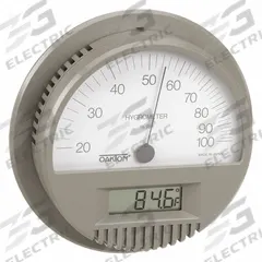 OAKTON Digital/Analog Hygrometer: 20%to 100% Humidity Range, Built-In (MPN WD-35700-00). Key specifications — Humidity Accuracy: ±4% RH; Display Type: Analog/Digital; Brand: OAKTON.