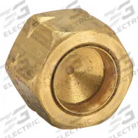 PARKER Compression Fitting Plug: 3/8 in OD Fitting Size, NPTF, Brass, 25 PK (MPN 59CA-6). Key specifications — Brand: PARKER.