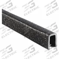 TRIM LOK INC Trim Seal: Single Gripping Finger, 25 ft Overall Lg, PVC Outer, 5/8 in Leg Lg (MPN 1375B3X5/16-25). Key specifications — Standards: UL50E File MH49032; Brand: TRIM LOK INC; Color: Black; Outer Material: PVC; Profile Shape: Single Gripping Finger; _Gripping Style: Single Tongue.