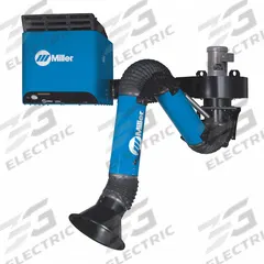 MILLER ELECTRIC Stationary Fume Extractor: 875 cfm, 10 ft Arm Lg, MERV 16, Filtair SWX-D (MPN 951514). Key specifications — Manufacturer Part Number: 951514; Brand: MILLER ELECTRIC; Input Voltage (Nominal): 120V.