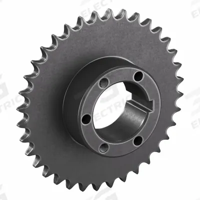 TSUBAKI Sprocket: For 40 Chain, 36 Teeth, 5.737 in Pitch Dia, 6.015 in Outside Dia - Size 40 Bushed-Bore Roller Chain Sprockets