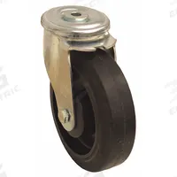 APPROVED VENDOR Bolt-Hole Caster: Swivel, No Brake, Rubber, 6 1/4 in Wheel Dia., 2 in Wheel Wd, Inch (MPN LER-POEV 160KA). Key specifications — attr1111490: APPROVED VENDOR; attr1176865: Swivel.