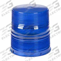 GROTE Replacement Lens: Round, Beacon Light, 6 in Ht - Vehicle Lighting, Polycarbonate, Blue (MPN 98175). Key specifications — Material: Polycarbonate; Compatible Light Type: Beacon Light; Brand: GROTE.