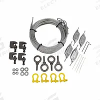 SCHAEFER Mounting Kit: Mounting Kit, 12 in Lg, 9 in Wd, Steel (MPN BDCABLEKIT15). Key specifications — Material: Steel; Manufacturer Part Number: BDCABLEKIT15; Brand: SCHAEFER; Color: Silver.