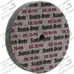 SCOTCH-BRITE Unitized Wheel: 6 in Dia x 1 in W, 1/2 in Arbor Hole, Silicon Carbide, Fine, Soft (2) (MPN 7000046026). Key specifications — Series: XL-UW; Brand: SCOTCH-BRITE.