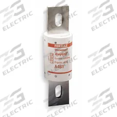 MERSEN Fuse: Class L, A4BY Series, Bolt-On Body, Time-Delay, 350 A, 600 V AC, 300 V DC (MPN A4BY350). Key specifications — Brand: MERSEN; Series: A4BY.