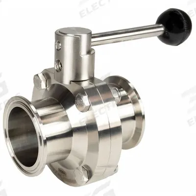 DIXON Butterfly Valve: 6 in Pipe Size, Clamp, 60 psi Max. Pressure (CWP), 316L Stainless Steel - 3-A Certified Stainless Steel Butterfly Valves