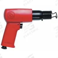 CHICAGO PNEUMATIC Air Hammer: 3/8 in Shank Size, 2 5/8 in Stroke Lg, 3,000 bpm Blows per Minute (MPN CP7111). Key specifications — attr1320834: CHICAGO PNEUMATIC; attr1320853: Round; attr1320854: Round; attr1320857: Bare Tool.