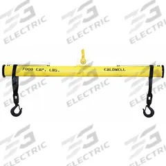 CALDWELL Battery Lifting Beam: Battery Lifting Beam, 7,000 lb Working Load Limit, Adj, Steel, Fixed (MPN 36L-3.5). Key specifications — Brand: CALDWELL.