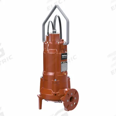LIBERTY PUMPS Grinder Pump: Horizontal, Single Phase, 5 hp, 230V AC, 115 gpm @ 10' of Head - General Purpose Sewage Grinder Pumps