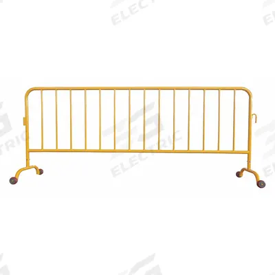 APPROVED VENDOR Crowd Control Barrier: Casters, 40 1/2 in Ht, 8 1/2 ft Lg, 20 in Wd - Railing Barricades