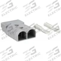 WESTWARD Plug: Plug-In, 350A, Gray, 2/0 ga (MPN 23PC32). Key specifications — Maximum Current: 350A; Gauge: 2/0 ga; Color: Gray; Connection Type: Plug-In; Brand: WESTWARD.