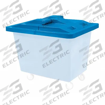 ROYAL BASKET TRUCKS Cube Truck Lid: 35 1/2 in L 25 in W 3 in H, Fits 13.6 cu ft, 0.5 cu yd - Non-Hinged Lids for Cube Trucks