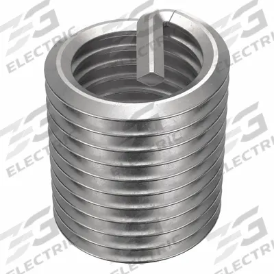 APPROVED VENDOR Helical Insert: Tanged Tang Style, Free-Running, M20-2.50 Thread Size, Plain - Free-Running Tanged Helical Inserts