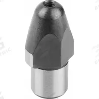 KIPP Flattened Tapered-Head Locating Pin: Flattened Tapered, Shouldered, Steel, 8 mm Shank Lg (MPN K1094.412). Key specifications — attr648480: KIPP.