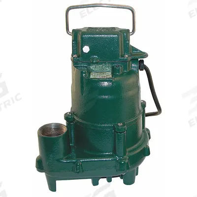 ZOELLER Effluent Pump: 1/2 hp, 115V AC, Single Phase, 61 gpm Flow Rate @ 10' of Head - General Purpose Effluent Pumps