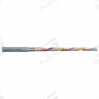 CHAINFLEX Data Cable: 26 AWG, 14 Conductors, Order by the Foot, PUR Jacket, 300 V (MPN CF240PUR-01-14). Key specifications — attr1141190: Copper; attr1141193: Single; attr1141160: 5 x OD; attr1141165: 8 x OD; attr1141168: No; attr1141174: 10 x OD; attr1141159: Oil and Grease Resistant; attr1141182: PV 3.10.7 Status 1992.