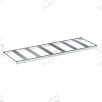 NEW AGE INDUSTRIAL Shelf: 72 in x 24 in, Ventilated Shelf, 900 lb Shelf Capacity, 13 ga, Unfinished (MPN C2472TB). Key specifications — Color: Silver; Brand: NEW AGE INDUSTRIAL.