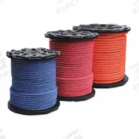 ALL GEAR Rigging and Climbing Rope: Twisted, 1/2 in Dia, 640 lb Working Load Limit, Polyester, Blue (MPN AG3STP12B). Key specifications — Brand: ALL GEAR; Rope Type: Static.
