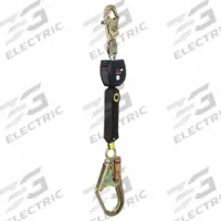 3M DBI-SALA Self Retracting Lifeline: 2 1/2 inSteel Rebar Hook Anchor, Harness Steel Snap Hook (MPN 3100544). Key specifications — Brand: 3M DBI-SALA; ANSI SRL Class (2021): Class 1; ANSI SRL Type: SRL-P; RFID Equipped: Yes; Lifeline Material: Polyester; Series: DBI SALA; Sealed: Yes; Anchorage End Connection Type: Rebar Hook.