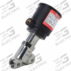 ASCO Angle Body Piston Valve: 2-Way, Normally Closed, 1/2 in Pipe Size, Stainless Steel Body (MPN 8290A393). Key specifications — Brand: ASCO; Nominal Pipe Size: 1/2 in; Operating Environment: Outdoor.