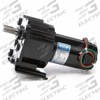 LEESON Parallel Shaft Gearmotors: Parallel, 90V DC, TENV, 5 RPM, 353 in-lb Max Torque - Parallel Shaft DC Gearmotors