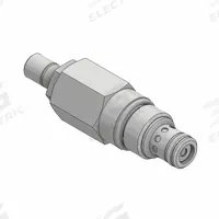 PARKER Flow Control Valve: Steel, Screw Adjustment, Two-Way, C08-2 Valve Cavity Size, Pressure (MPN J02E2ZN). Key specifications — attr1012059: J02E2ZN; attr1250696: J02E2; attr1011660: Nitrile; attr1011632: Screw; attr1011634: Steel; attr1011635: PARKER; attr1011636: Steel; attr1011647: 0.75.
