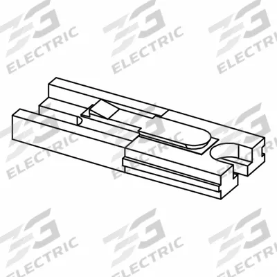 ANDERSON POWER PRODUCTS Surface Mount: 75LOKSMTBLU-BK, For Powerpole Series, Blue - Anderson Power Connector Hardware & Accessories