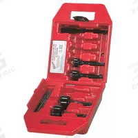 MILWAUKEE Contractor Self Feed Drill Bit Set: Hex, 6 5/8 in Overall Lg, Steel, 4 Drill Bits (MPN 49-22-0135). Key specifications — attr255730: (1) Carrying Case; attr325817: Contractor Self Feed Drill Bit Set; attr277224: MILWAUKEE.