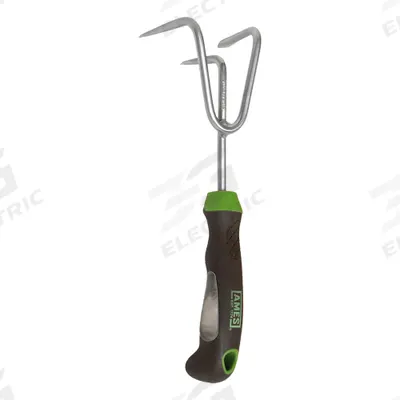 AMES Hand Cultivator: Stainless Steel Tines, 3 Tines - Garden Trowels & Cultivators