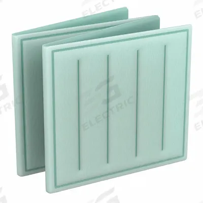 GRAINGER Link Air Filter: 25 in x 25 in x 1 in, 25 in Section Wd, 4 Sections, 2 Ply - MERV 8 Link Air Filters