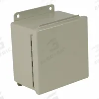 WIEGMANN Enclosure: Steel, 8 in x 6 in x 4 in, NEMA 12/13, Solid Cover, Hinged (MPN B080603CH). Key specifications — Brand: WIEGMANN; Closure Method: Clamps; Knockouts: Not Included.