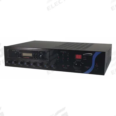 SPECO TECHNOLOGIES Amplifier: Auxiliary (1/8 in)/RCA/XLR Output, 25V/70V, 115V AC - Audio Amplifiers