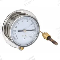 APPROVED VENDOR Analog Panel Mount Thermometer: 0°F to 100°F, ±1°F Scale Division, 3.5 in Dial Dia (MPN 12U634). Key specifications — Brand: APPROVED VENDOR; Accuracy: ±1 °F Scale Division.