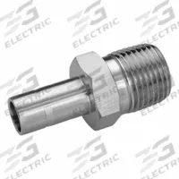 HAM-LET Compression Fitting Adapter: 1/2 in OD x 1/2 in Pipe Fitting Size, Tube x MNPT (MPN 739LM SS 1/2 X 1/2). Key specifications — Series: Let-Lok; Compatible Fitting Brands: Parker A-LOK; Brand: HAM-LET.