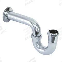 APPROVED VENDOR Trap: Brass, Chrome-Plated, Silver, 1 1/2 in Nominal Pipe Size, 8 1/4 in Overall Lg (MPN 35001). Key specifications — Finish: Chrome-Plated; Includes: 8-1/4 in Wall Extension; Brand: APPROVED VENDOR.
