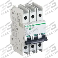 SCHNEIDER ELECTRIC IEC Miniature Circuit Breaker: 5 A Amps, 14kA at 120/240V AC, Screw Clamp, C (MPN M9F42305). Key specifications — DC Voltage Rating: Not Rated; Max. AIR Rating: 14kA at 120/240V AC; Terminal Connection: Screw Clamp; Brand: SCHNEIDER.