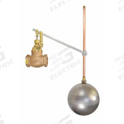 APPROVED VENDOR Float Valve Assembly: For Water Media, Straight Valve Body, Cylindrical - General Service Float & Lever Valve Assemblies