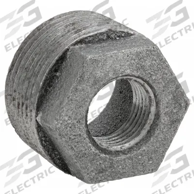 ANVIL Metal Pipe Straight: 3/8 in x 1/8 in, Male NPT Threaded x Female NPT Threaded - Threaded High-Pressure Pipe Fittings