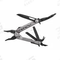 GERBER Multi-Tool: Multi-Tool Plier, 14 Tools, 14 Functions, 4 3/4 in Closed Lg, 6 5/8 in Open Lg (MPN 30-001197). Key specifications — attr15951: GERBER; attr10311: Center-Drive; attr10312: Natural Wood; attr15960: One Thumb Opening; attr15963: Stainless Steel; attr15971: Multi-Tool Plier; attr15972: Awl; attr15977: Fold-Out.