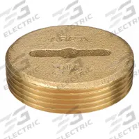 AB&A Cover: 2 1/2 in Overall Dia, 2 1/2 in Overall Ht, Brass, Brass, Brass, Screw-In (MPN 60362). Key specifications — Color: Brass; Brand: AB&A; Finish: Brass.