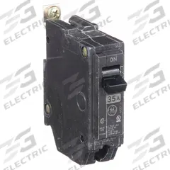 GE Miniature Circuit Breaker: THQB, 35 A, 120/240V AC, Single Phase, 10kA at 120/240V AC, Std (MPN THQB1135). Key specifications — attr195972: 35 A; attr195973: 120/240V AC; attr195974: Single; attr195975: 10kA at 120/240V AC; attr195976: Load Centers.